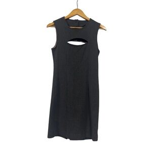 Jonano Black Sleeveless Cutout Dress
